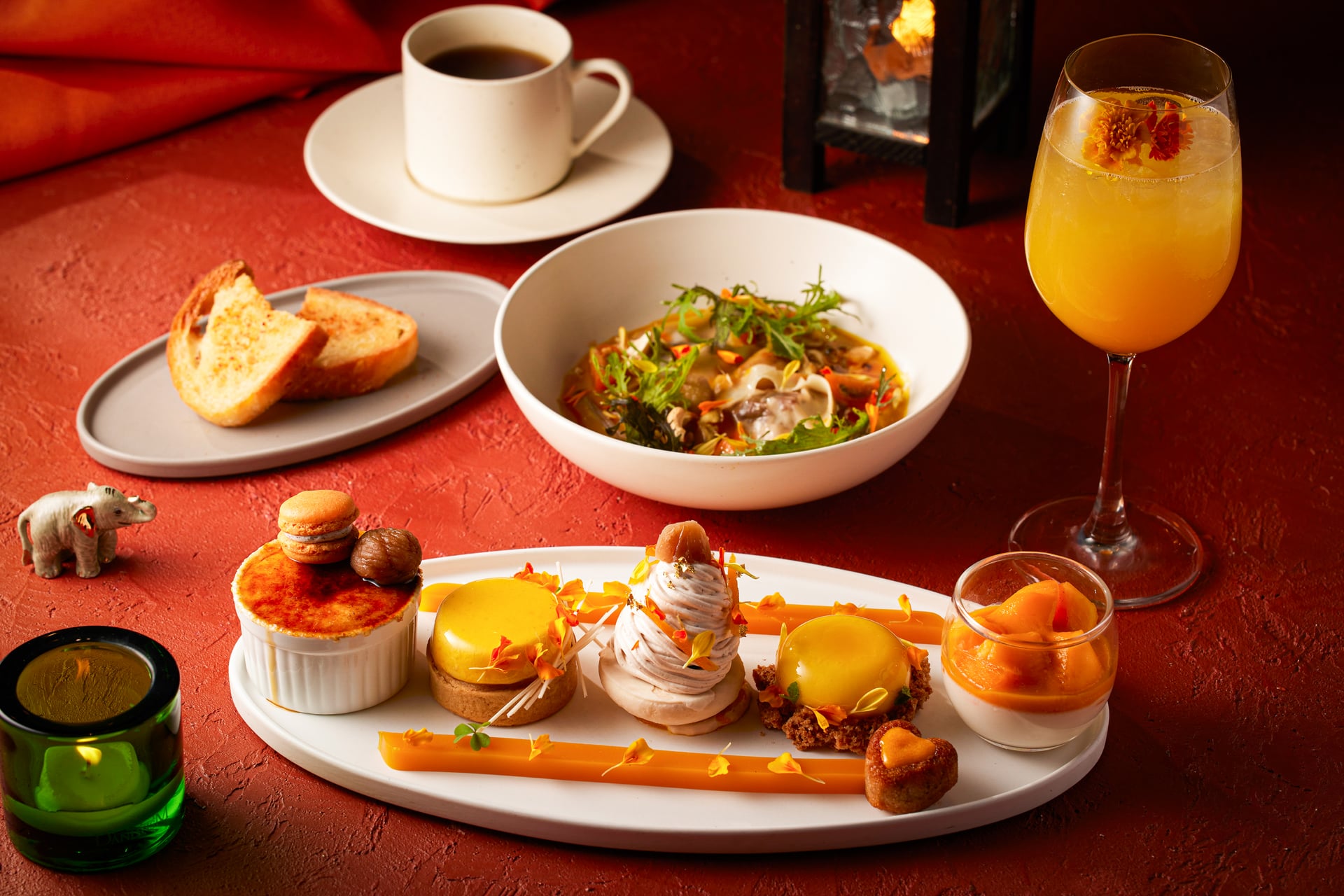 オレンジカラーの自然食材を使った『オリエンタル オータム